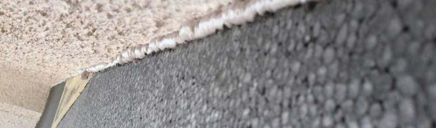 Muro con isolamento termico a cappotto