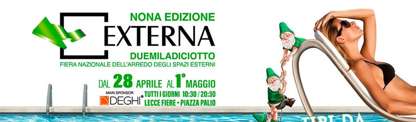 Arredamento da esterni: la Fiera Externa 2018