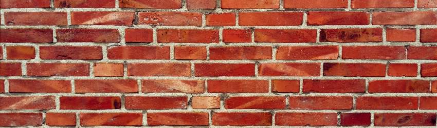vendere più materiali edili: muro di mattoni