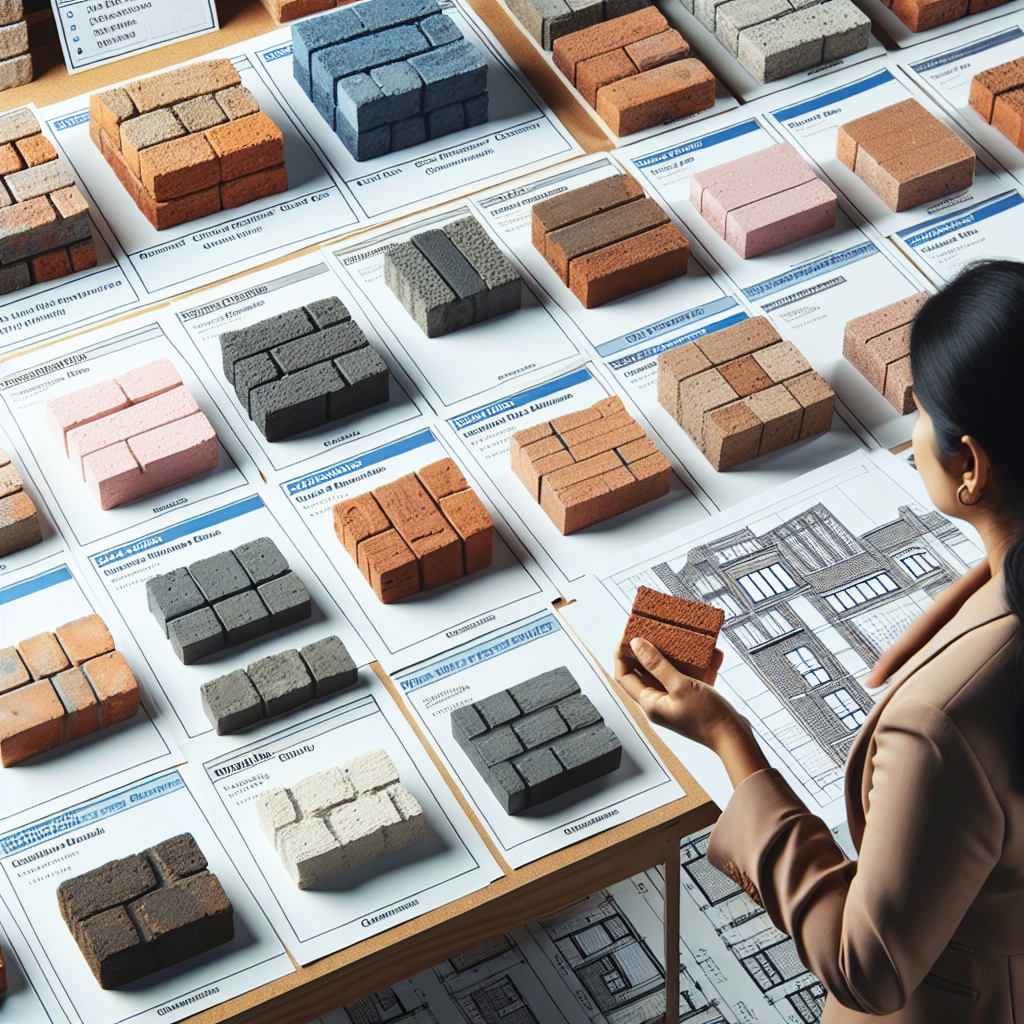 Criteri di selezione dei mattoni per edifici commerciali.