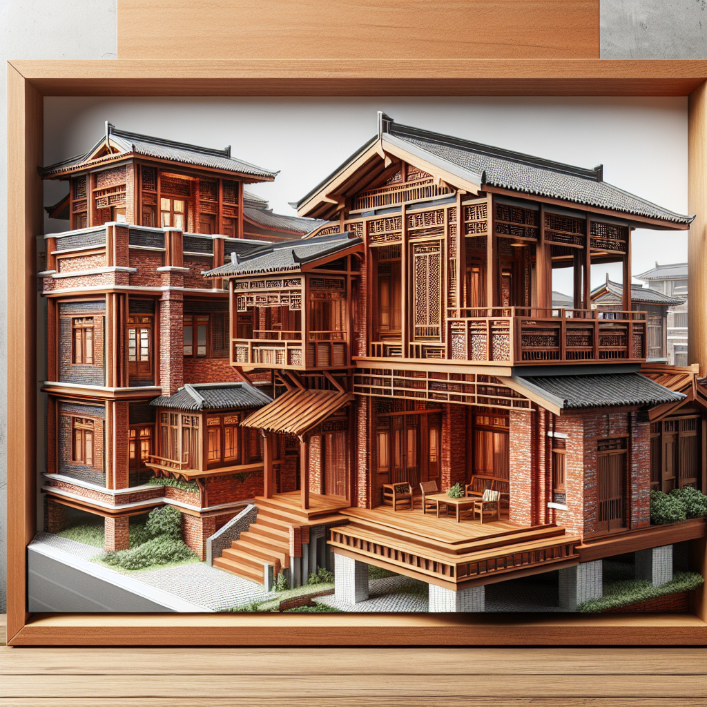 Come integrare il laterizio con l'architettura in legno.