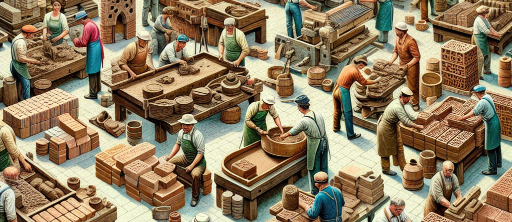 Una panoramica sulle tecniche di stampaggio dei laterizi.