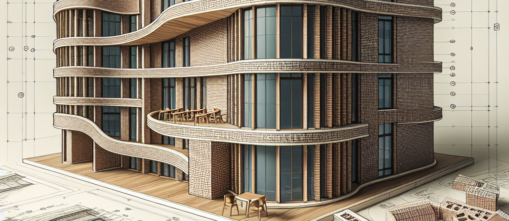 Guida alla progettazione di facciate curve in laterizio.