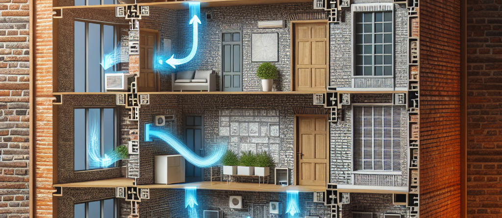 Come ottimizzare la ventilazione in edifici con muri in laterizio.