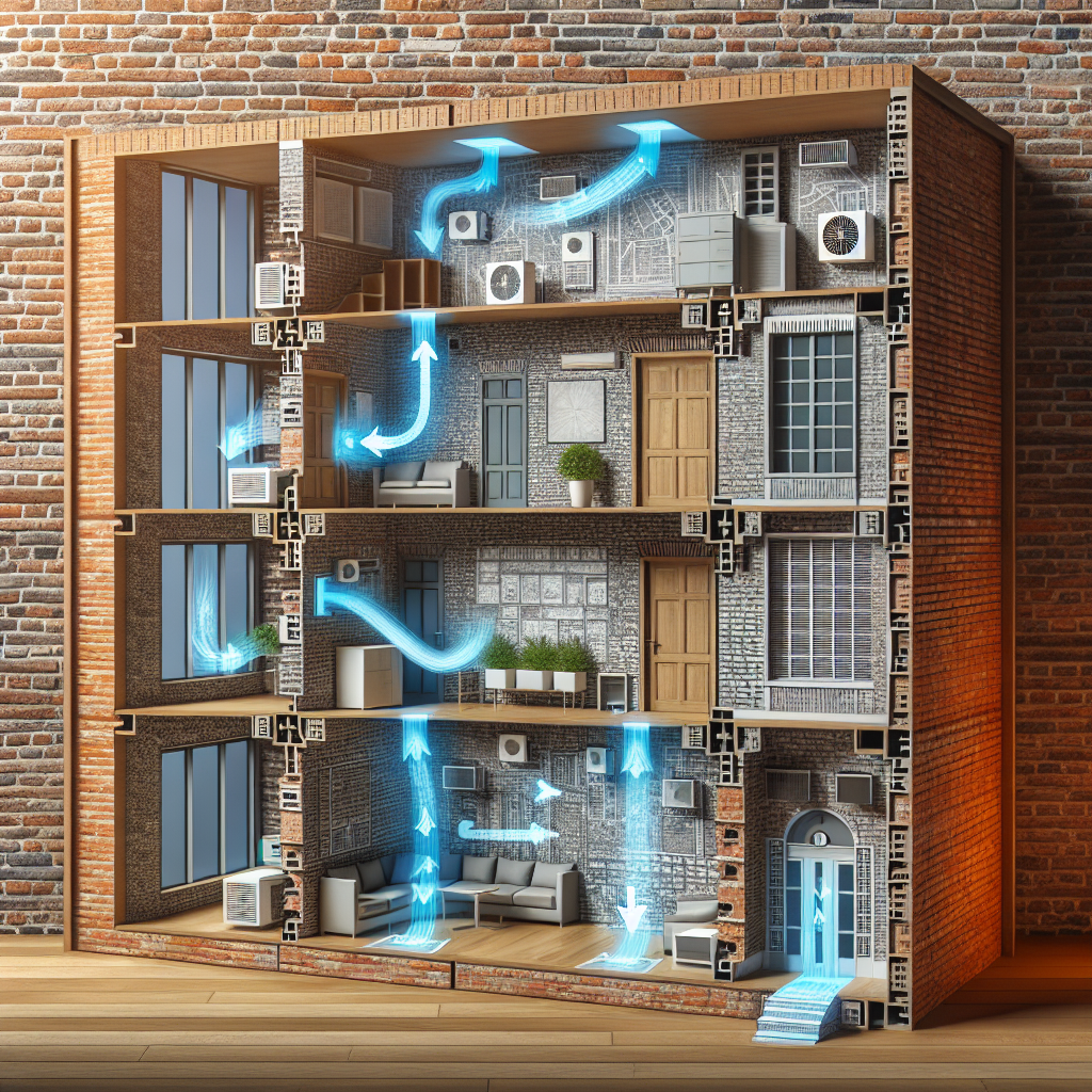 Come ottimizzare la ventilazione in edifici con muri in laterizio.