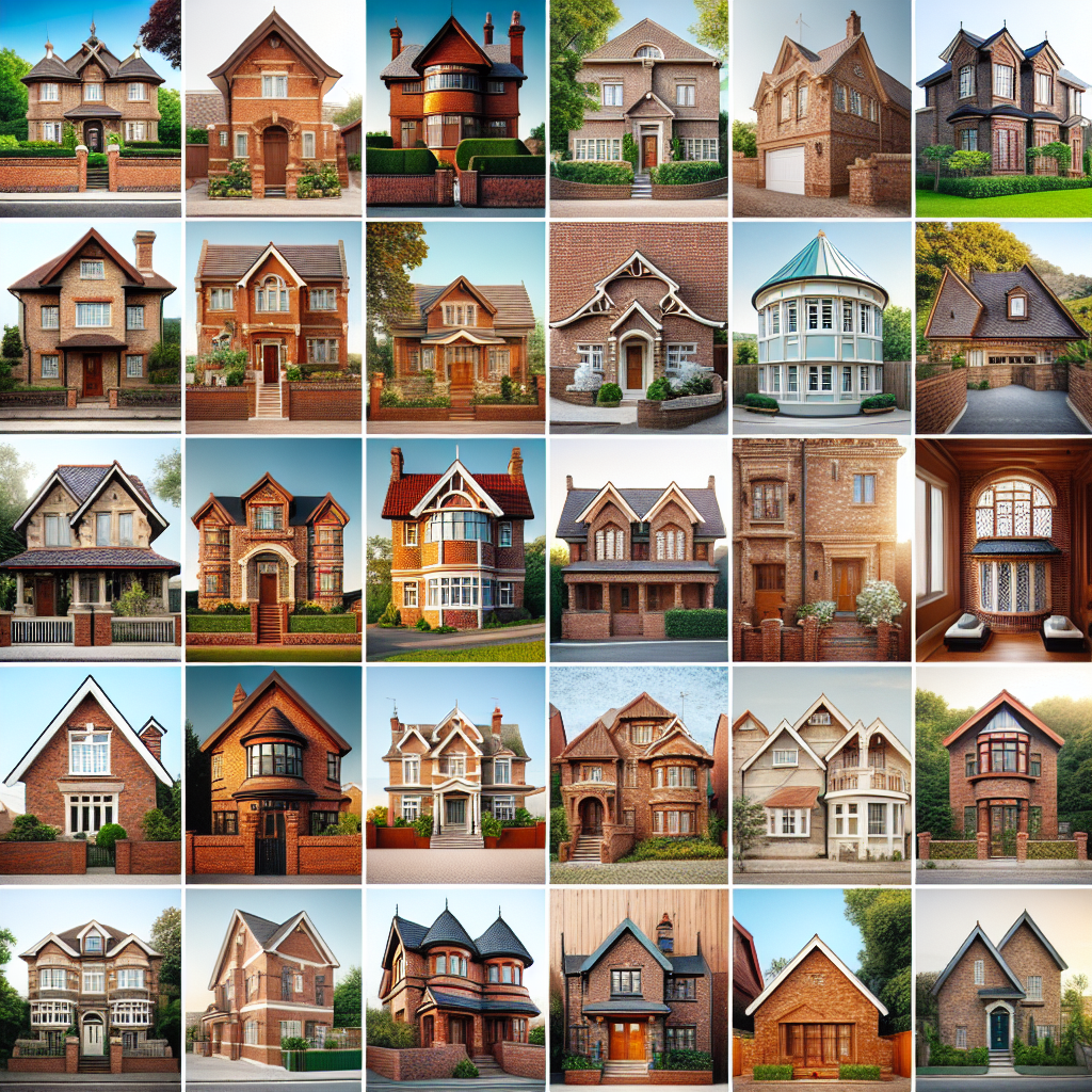 Case di mattoni nel mondo: una galleria fotografica.