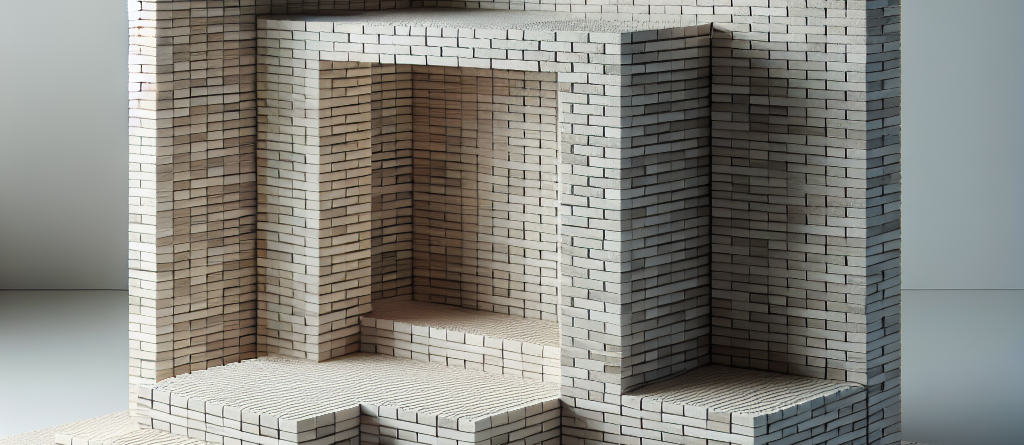 Mattoni e minimalismo: un'estetica pulita.