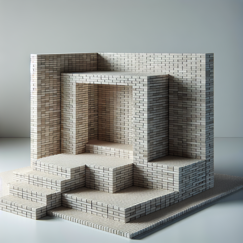 Mattoni e minimalismo: un'estetica pulita.