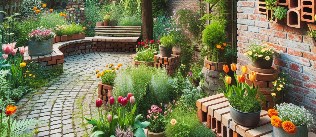 Laterizi in giardino: idee creative per esterni.