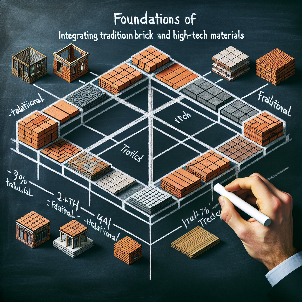 Fondamenti dell'integrazione di laterizi e materiali high-tech.