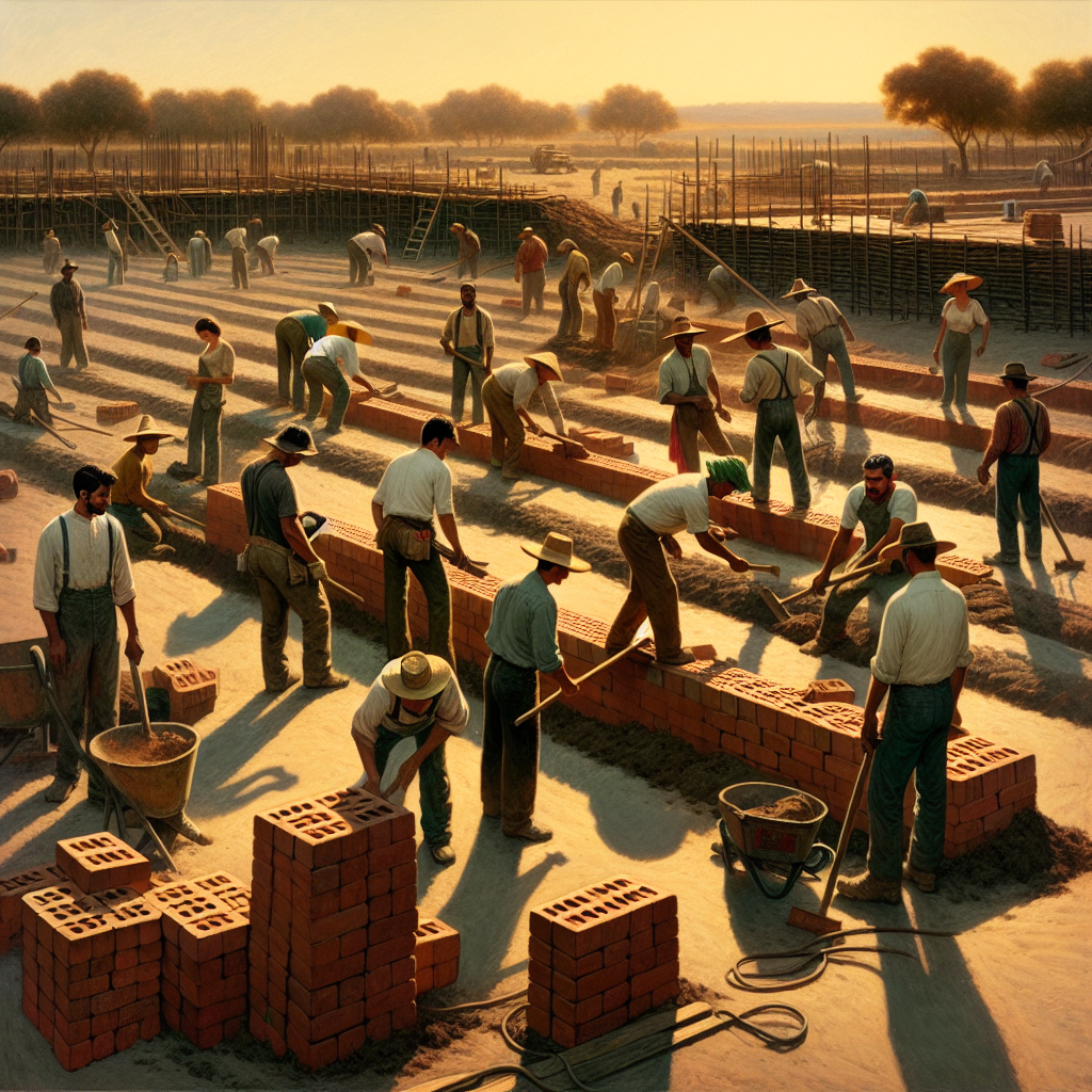 Fondamenta solide: preparare il terreno per la costruzione in laterizio.