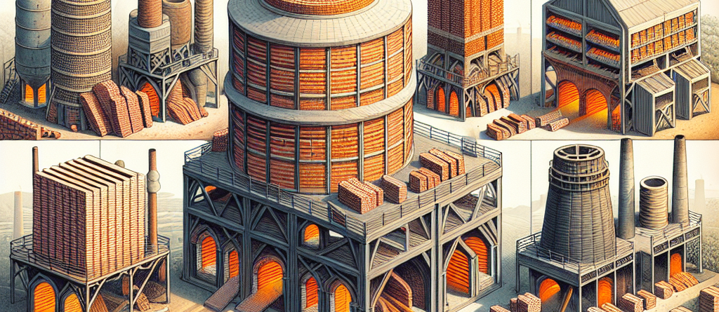 Tipologie di forni per la cottura dei laterizi.