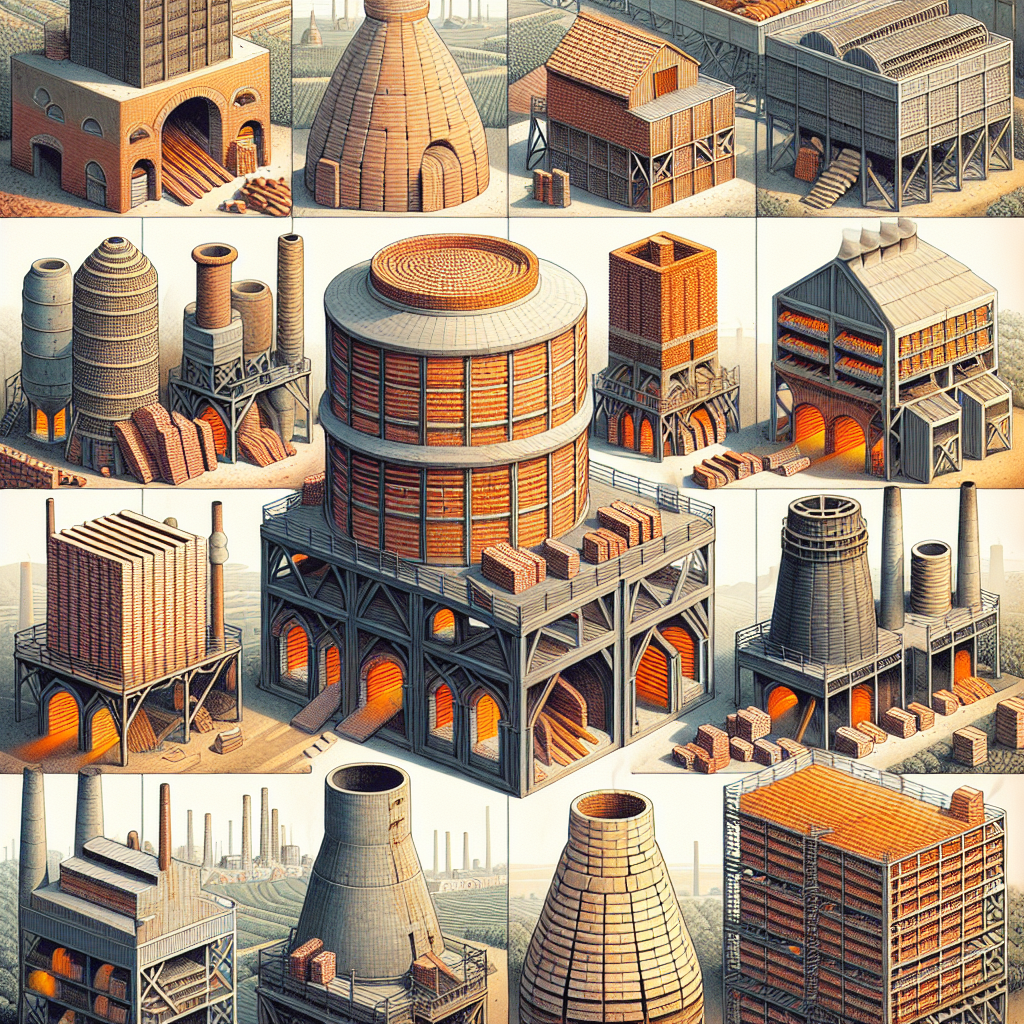 Tipologie di forni per la cottura dei laterizi.