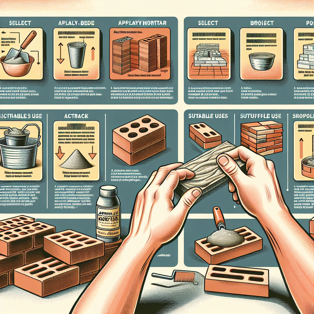 Come scegliere e applicare le malte per i laterizi.