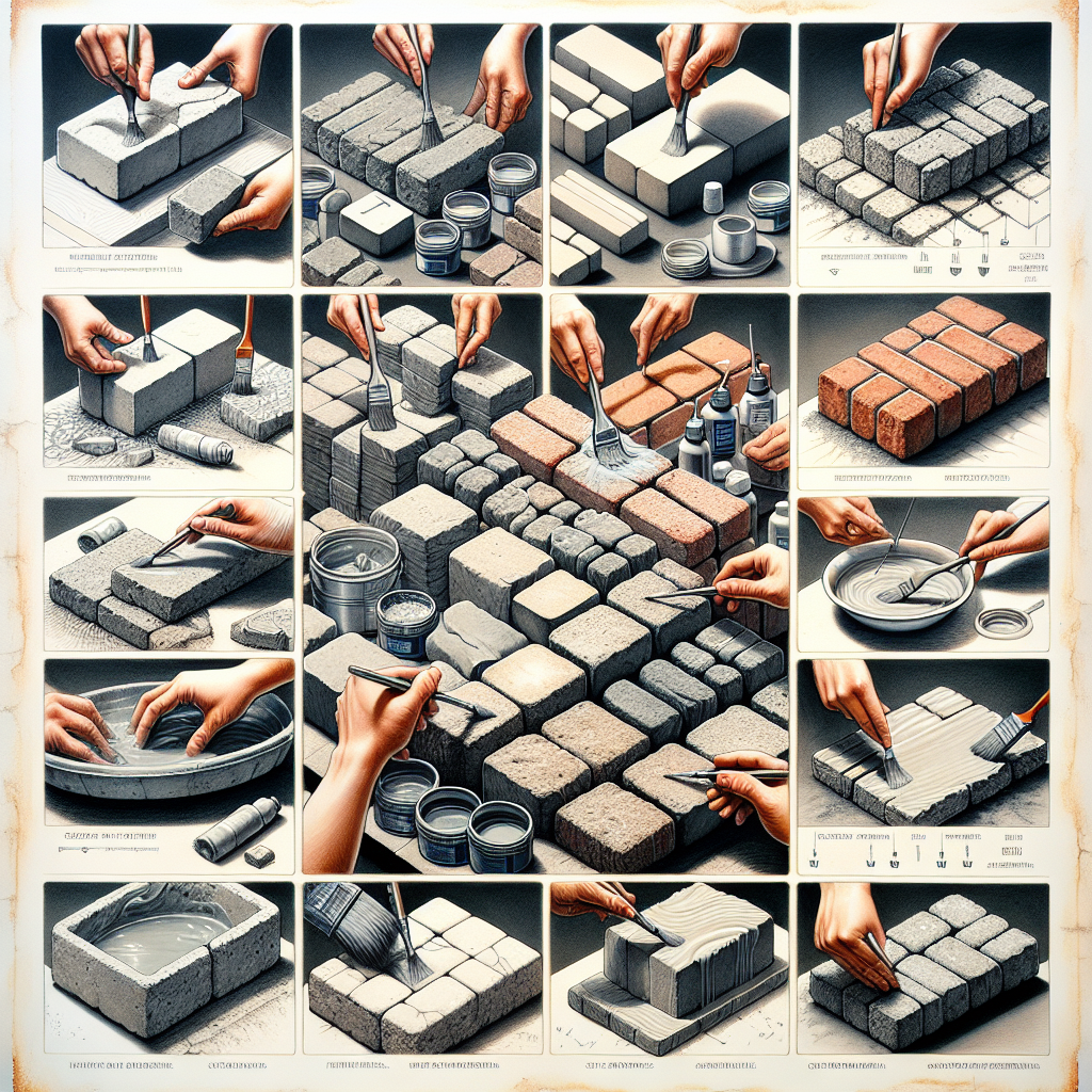 Trattamenti superficiali per mattoni.