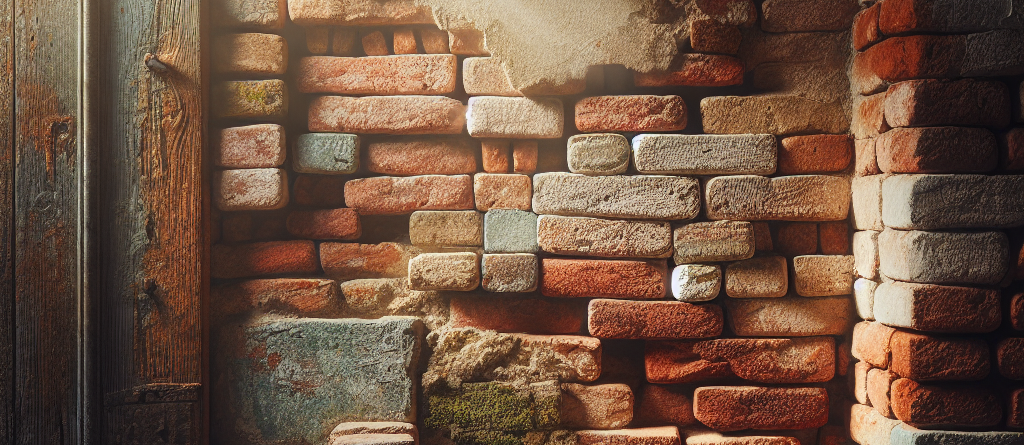 Il fascino del mattone vecchio e recuperato.