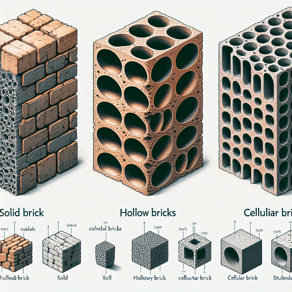 Capire le differenze: mattoni pieni, forati e alveolati.