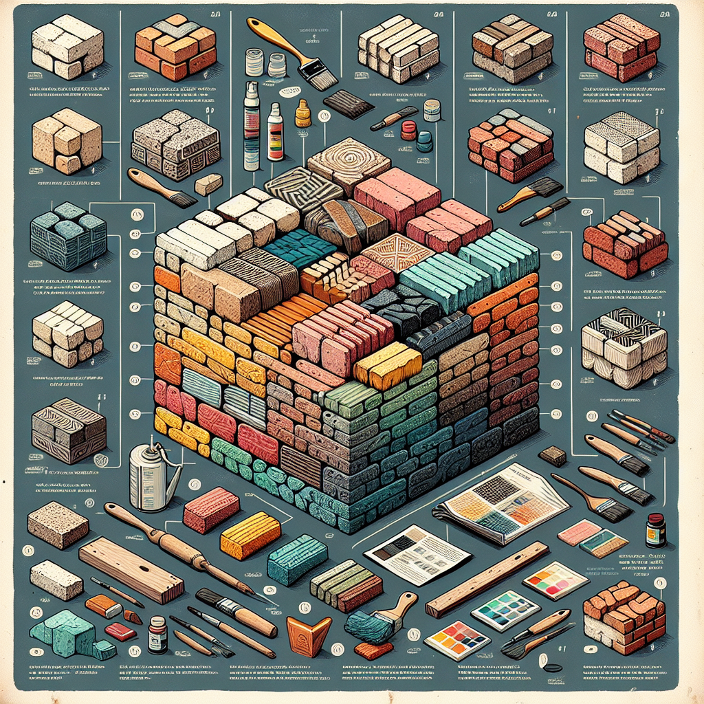 Una guida completa alla colorazione dei mattoni.