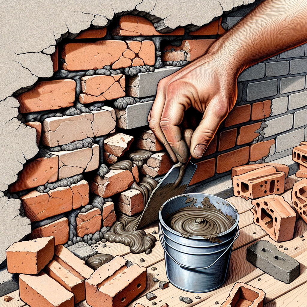 Guida pratica alla riparazione di fessure e crepe nei laterizi.