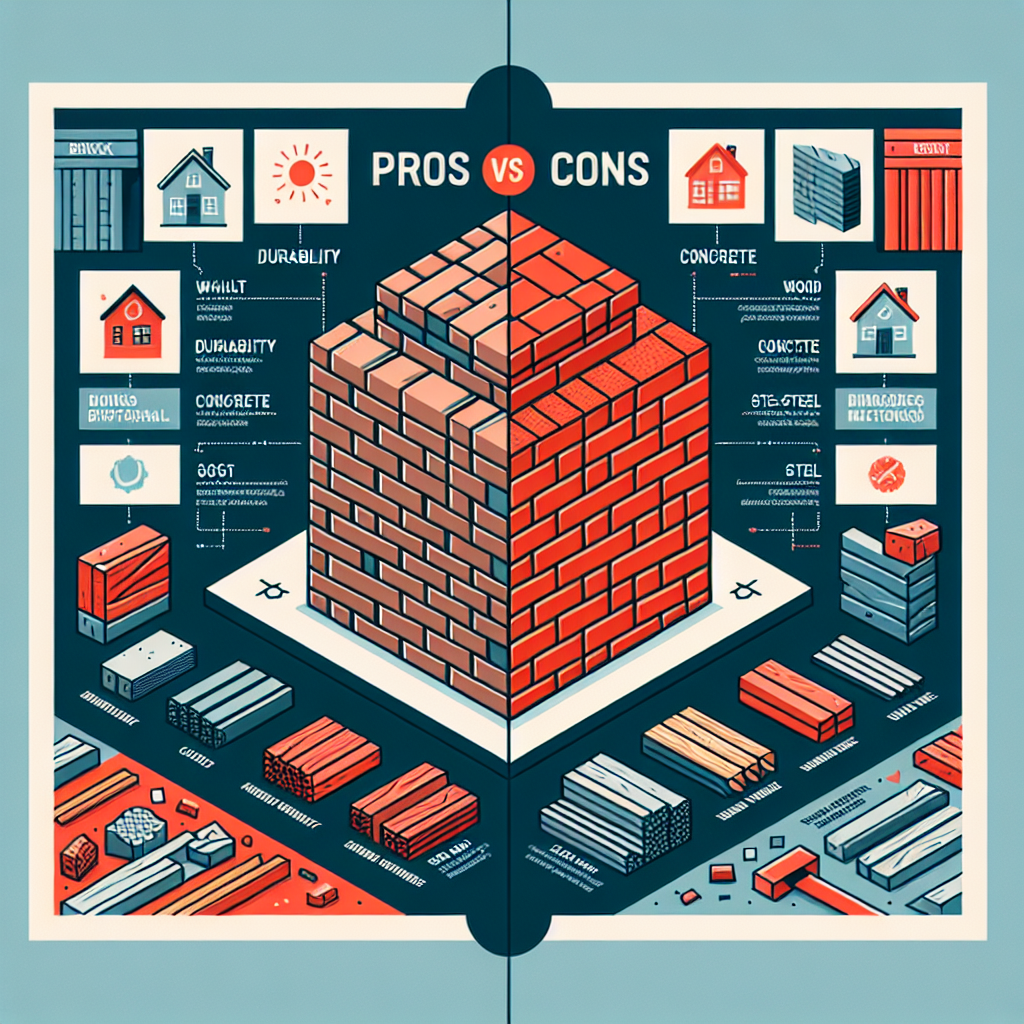 Mattoni vs. altri materiali edili: pro e contro.